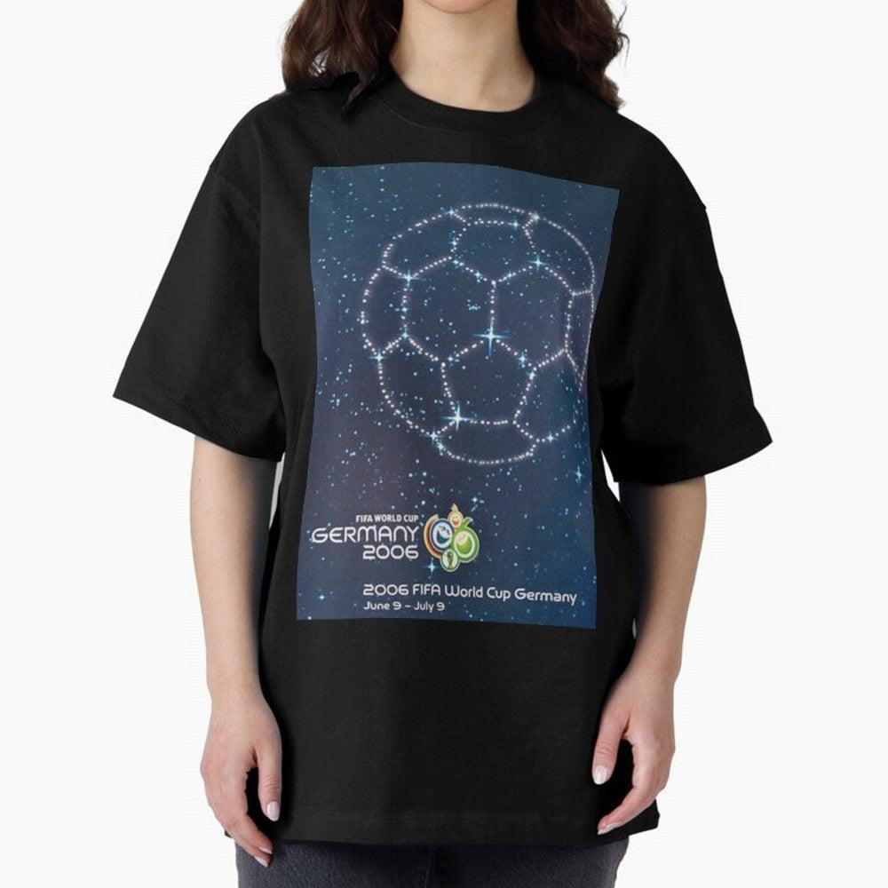 World Cup Germany 2006 v2. Oversized T-Shirt Bring a Vintage Feel to the FIFA World Cup 2026 Journey through Cristiano Ronaldo Highlights, England, France and Netherlands Pride, Tournament Hype, Historic Matchups, Family Viewing Parties and Global