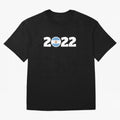 Argentina 2022 World Champions Three Stars Oversized T-Shirt Celebrate National Team Dreams in FIFA World Cup 2026 Group Stage for Fans of Cristiano Ronaldo and Spain and Netherlands, Bringing Classic Soccer Heritage, Championship Pressure, Fan